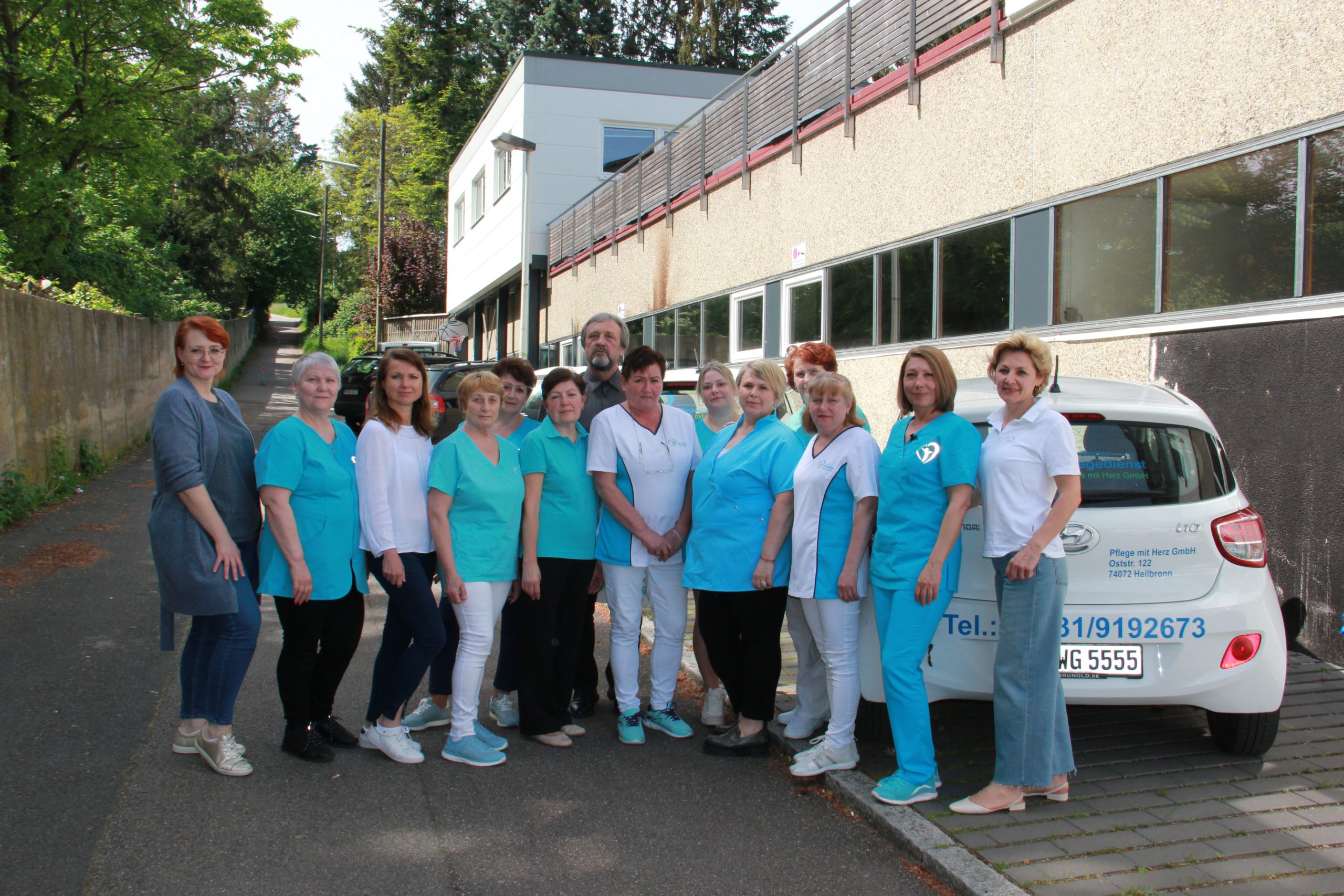 Team unseres ambulanten Pflegedienstes in Heilbronn
